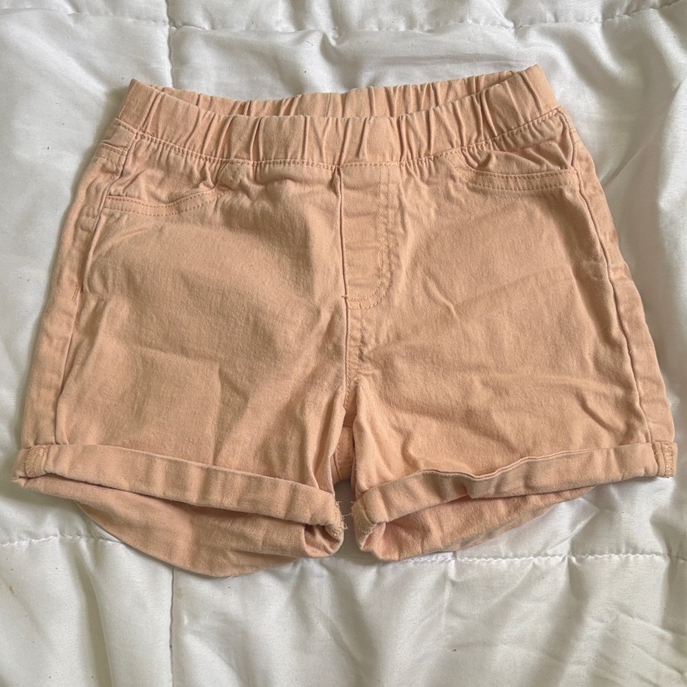 Peach Casual Women's Shorts